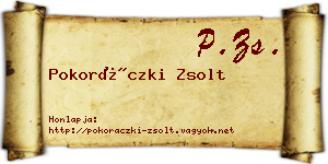 Pokoráczki Zsolt névjegykártya